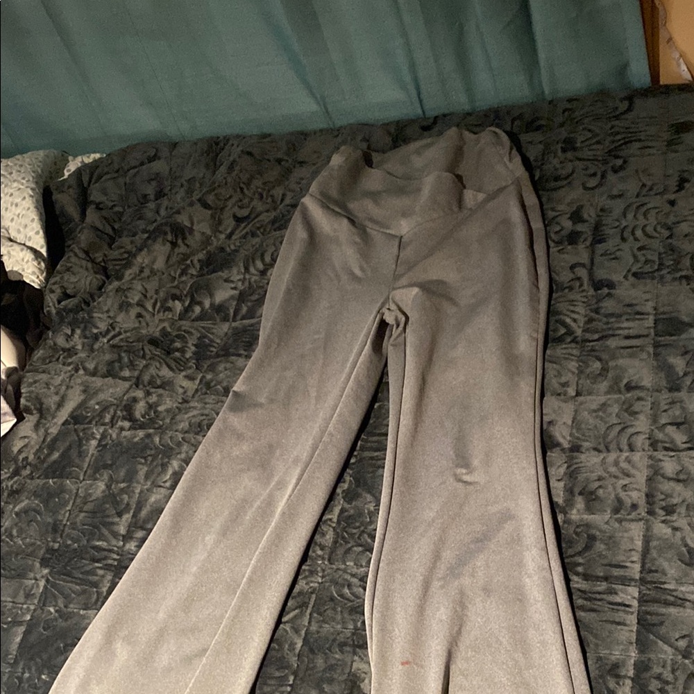 SHEIN Gray Flare Pants